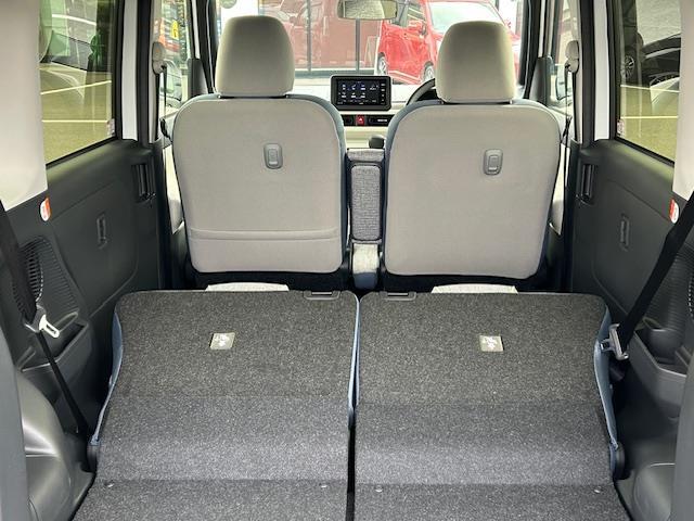 ムーヴキャンバス ストライプスG スマートアシスト 社外ナビ フルセグTV DVD Bluetooth バックカメラ 両側パワースライドドア シートヒーター 保温機能付カップホルダー コーナーセンサー LEDライト 純正フロアマット(30枚目)