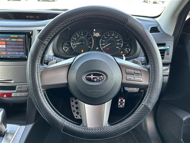 レガシィツーリングワゴン 2.5iアイサイト 衝突軽減 純正ナビ フルセグTV DVD Bluetooth ドライブレコーダー レーダークルーズコントロール ハーフレザーシート 社外AW+スタッドレスタイヤ積込(7枚目)