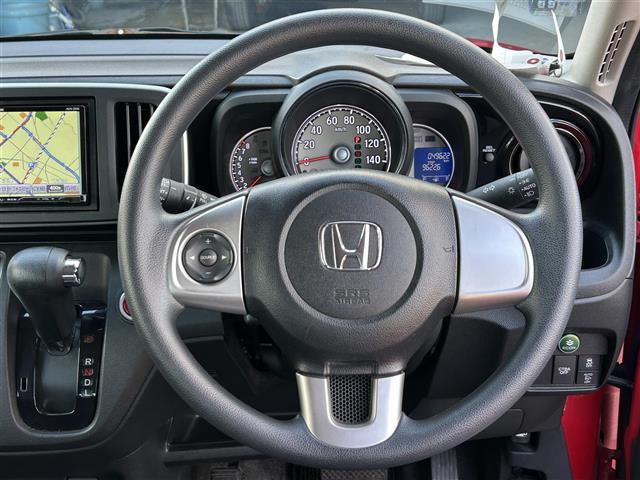 N-ONE G ローダウン ECLIPSE社外ナビ フルセグTV/CD/DVD/Bluetooth/SD バックカメラ ビルトインETC ステアリングリモコン AAC ドアバイザー 純正フロアマット 純正14インチAW(11枚目)