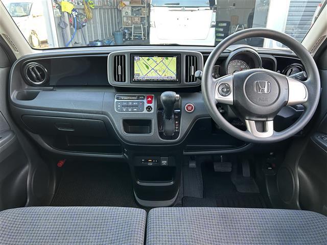 N-ONE G ローダウン ECLIPSE社外ナビ フルセグTV/CD/DVD/Bluetooth/SD バックカメラ ビルトインETC ステアリングリモコン AAC ドアバイザー 純正フロアマット 純正14インチAW(42枚目)