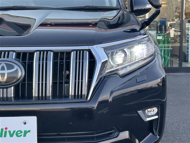 ランドクルーザープラド TX トヨタセーフティセンス 純正9インチSDナビ フルセグTV CD DVD BT バックカメラ ビルトインETC ウッドコンビハンドル ステアリングスイッチ 革調シートカバー スマートキー(31枚目)