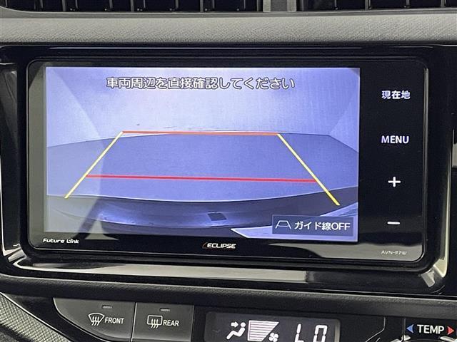 アクア Sスタイルブラック 社外ナビ(CD・DVD・フルセグ・BT・SD)バックカメラ 社外ETC 衝突軽減ブレーキ 横滑り防止 電動格納ミラー 純正フロアマット オートライト オートマチックハイビーム LEDヘッドライト(5枚目)