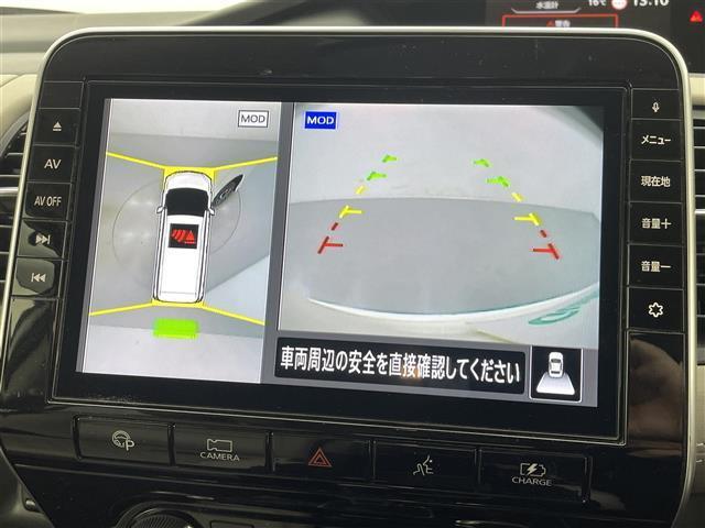 セレナ ｅ－パワー　ハイウェイスターＶ　禁煙車　純正ナビ（ＣＤ・ＤＶＤ・ＢＴ・フルセグ・ＳＤ・ＵＳＢ）全周囲カメラ　純正前方ドライブレコーダー　ビルトインＥＴＣ　両側パワースライドドア　前後クリアランスソナー　レーダークルーズコントロール（6枚目）