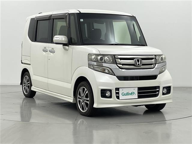 N-BOXカスタム G・Lパッケージ 社外ナビ(CD・DVD・フルセグ・BT・SD)片側パワースライドドア 横滑り防止 アイドリングストップ 社外フロアマット 純正14インチAW オートライト HIDライト スマートキー プッシュスタート(27枚目)