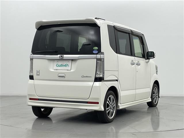 N-BOXカスタム G・Lパッケージ 社外ナビ(CD・DVD・フルセグ・BT・SD)片側パワースライドドア 横滑り防止 アイドリングストップ 社外フロアマット 純正14インチAW オートライト HIDライト スマートキー プッシュスタート(29枚目)