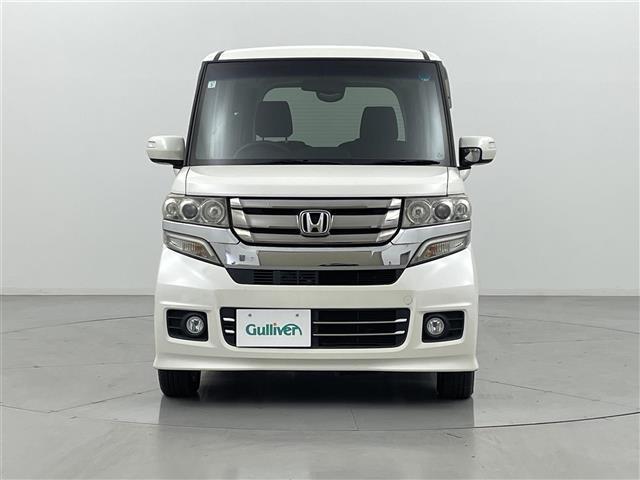 N-BOXカスタム G・Lパッケージ 社外ナビ(CD・DVD・フルセグ・BT・SD)片側パワースライドドア 横滑り防止 アイドリングストップ 社外フロアマット 純正14インチAW オートライト HIDライト スマートキー プッシュスタート(30枚目)