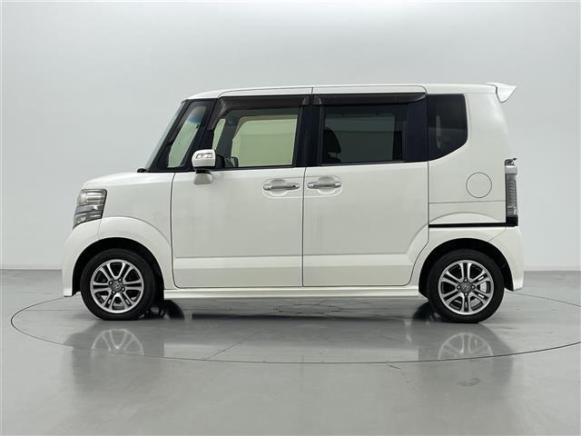 N-BOXカスタム G・Lパッケージ 社外ナビ(CD・DVD・フルセグ・BT・SD)片側パワースライドドア 横滑り防止 アイドリングストップ 社外フロアマット 純正14インチAW オートライト HIDライト スマートキー プッシュスタート(32枚目)