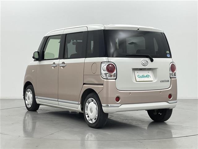 ムーヴキャンバス Ｘリミテッドメイクアップ　ＳＡＩＩ　純正ナビ（ＣＤ・ＤＶＤ・フルセグ・ＢＴ）全周囲カメラ　社外前方ドライブレコーダー　ＥＴＣ　両側パワースライドドア　後ろのみクリアランスソナー　スマートアシストＩＩＩ（衝突軽減ブレーキ・レーンキープアシ（3枚目）