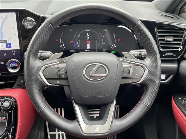 ＮＸ ＮＸ３５０ｈ　Ｆスポーツ　純正１４インチナビ　全方位カメラ　サンルーフ　シートヒーター　シートベンチレーション　パワーシート　ヘッドアップディスプレイ　デジタルインナーミラー　オレンジキャリパー　ブラインドスポットモニター（7枚目）
