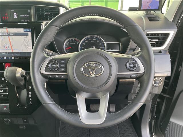 ルーミー カスタムG-T アルパインナビ モデリスタ 全方位 ACC ETC 衝突軽減 横滑り防止 コーナーセンサー アイドリングストップ 両側パワスラ レーダー探知機 オートライト オートマチックハイビーム フォグランプ(8枚目)