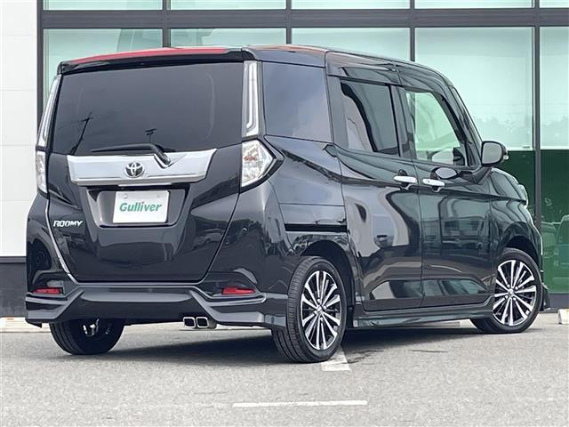 ルーミー カスタムG-T アルパインナビ モデリスタ 全方位 ACC ETC 衝突軽減 横滑り防止 コーナーセンサー アイドリングストップ 両側パワスラ レーダー探知機 オートライト オートマチックハイビーム フォグランプ(17枚目)