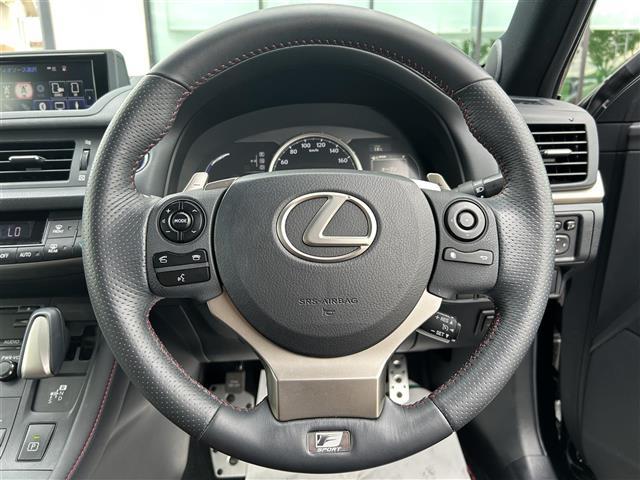 ＣＴ ２００ｈ　Ｆスポーツ　Ｘライン　純正ナビ　バックカメラ　シートヒーター　ビルトインＥＴＣ　ハーフレザーシート　クルーズコントロール　ＬＥＤヘッドライト　コーナーセンサー　純正アルミ　パワーシート　パドルシフト　ステリモ（7枚目）