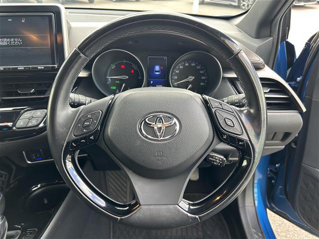 C-HR G 純正9インチナビ バックカメラ ビルトインETC トヨタセーフティセンス レーダークルーズコントロール ブラインドスポットモニター コーナーセンサー ハーフレザーシート 前席シートヒーター(7枚目)