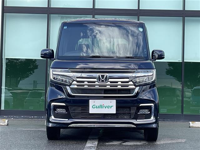 N-BOXカスタム Lターボ 純正8インチナビ バックカメラ 両側パワスラ ETC ドラレコ シートヒーター パドルシフト ハーフレザーシート ステリモ 衝突軽減ブレーキ レーダークルコン LEDヘッドライト オートライト(14枚目)