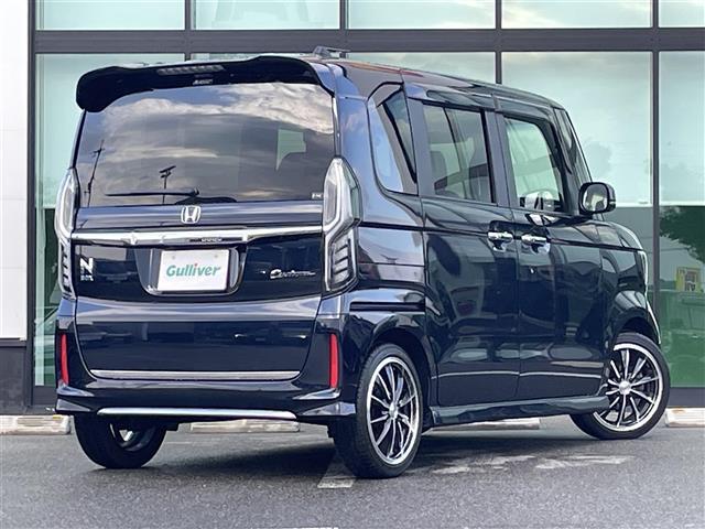 N-BOXカスタム Lターボ 純正8インチナビ バックカメラ 両側パワスラ ETC ドラレコ シートヒーター パドルシフト ハーフレザーシート ステリモ 衝突軽減ブレーキ レーダークルコン LEDヘッドライト オートライト(18枚目)