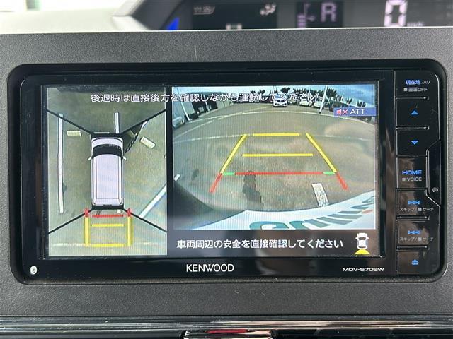 タント カスタムX 社外7インチナビ 全方位カメラ 両側パワスラ ビルトインETC 前後ドラレコ オートライト 前後コーナーセンサー LEDヘッドライト 衝突軽減ブレーキ ステアリングリモコン LEDヘッドライト(4枚目)