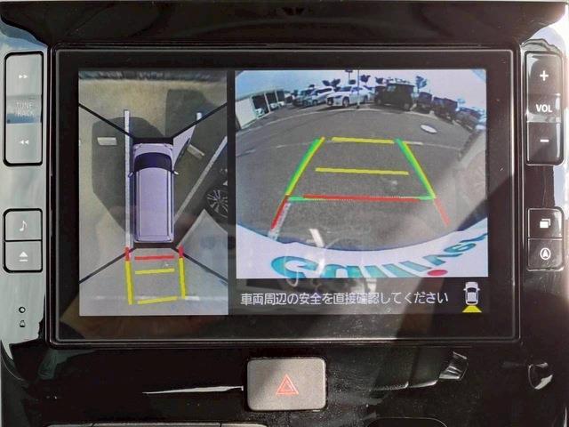 タント カスタムＸ　トップエディションＳＡＩＩＩ　純正ナビ　全方位　両側電動扉　温席　衝突軽減　フルセグＴＶ　横滑り防止機能　アイドリングストップ　ＥＴＣ　ＬＥＤヘッドライト　オートライト　オートマチックハイビーム　フォグランプ　プッシュスタート（3枚目）