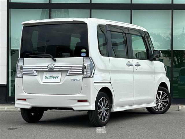 タント カスタムＸ　トップエディションＳＡＩＩＩ　純正ナビ　全方位　両側電動扉　温席　衝突軽減　フルセグＴＶ　横滑り防止機能　アイドリングストップ　ＥＴＣ　ＬＥＤヘッドライト　オートライト　オートマチックハイビーム　フォグランプ　プッシュスタート（16枚目）