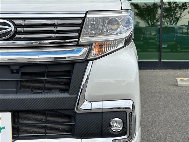 タント カスタムＸ　トップエディションＳＡＩＩＩ　純正ナビ　全方位　両側電動扉　温席　衝突軽減　フルセグＴＶ　横滑り防止機能　アイドリングストップ　ＥＴＣ　ＬＥＤヘッドライト　オートライト　オートマチックハイビーム　フォグランプ　プッシュスタート（18枚目）