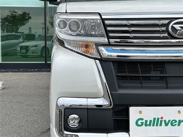 タント カスタムＸ　トップエディションＳＡＩＩＩ　純正ナビ　全方位　両側電動扉　温席　衝突軽減　フルセグＴＶ　横滑り防止機能　アイドリングストップ　ＥＴＣ　ＬＥＤヘッドライト　オートライト　オートマチックハイビーム　フォグランプ　プッシュスタート（19枚目）