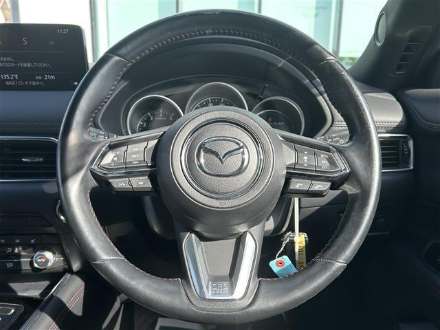 ＣＸ－８ ２５Ｓ　ブラックトーンエディション　純正１２．３インチナビ　全方位カメラ　シートヒーター　シートメモリー　パワーシート　ステアリングヒーター　ステアリングリモコン　ＥＴＣ　ブラインドスポットモニター　ヘッドアップディスプレイ（6枚目）