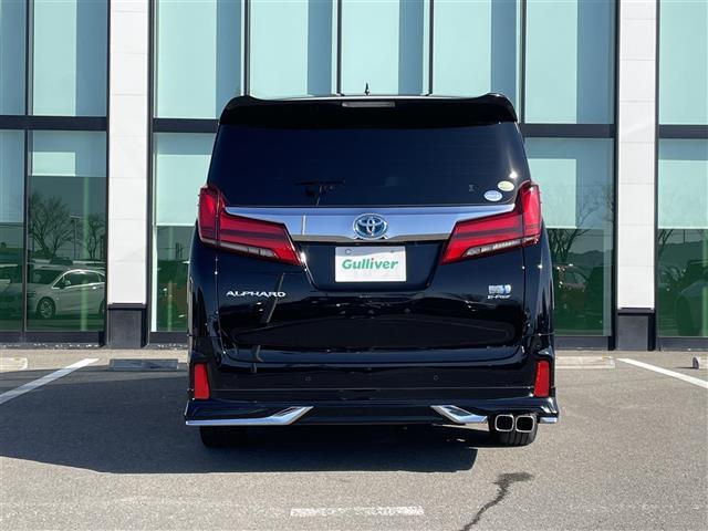 アルファードハイブリッド ＳＲ　Ｃパッケージ　純正ナビ　ＤＶＤ　バックカメラ　モデリスタ製エアロ　ＢＳＭ　サンルーフ　純正フリップダウン　レザーシート　シートヒーター　ベンチレーション　パワーバックドア　デジタルインナーミラー　両側パワスラ（18枚目）