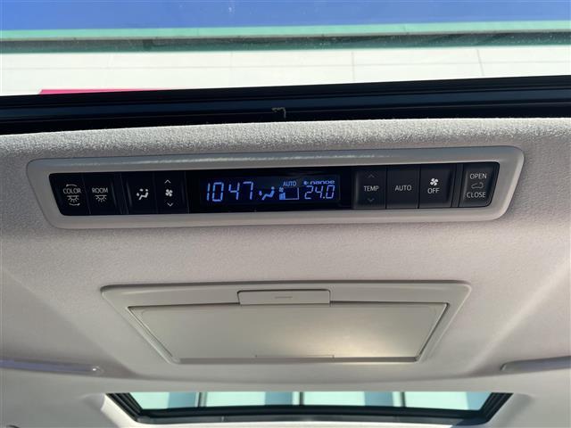 アルファードハイブリッド ＳＲ　Ｃパッケージ　純正ナビ　ＤＶＤ　バックカメラ　モデリスタ製エアロ　ＢＳＭ　サンルーフ　純正フリップダウン　レザーシート　シートヒーター　ベンチレーション　パワーバックドア　デジタルインナーミラー　両側パワスラ（33枚目）