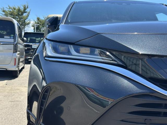 ハリアーハイブリッド Z モデリスタエアロ 純正JBLプレミアムサウンドナビ Bカメ デジタルインナーミラー 衝突軽減 追従走行 BSM HUD ハーフレザーシート パワーシート 前後ドラレコ ビルトインETC2.0 PBドア(21枚目)