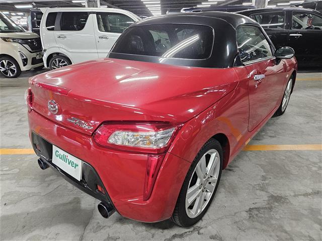 コペン ローブ 純正ナビ フルセグ ETC LEDヘッドライト ブラックインテリアパック ロッソモデロマフラー 純正16インチアルミ アイドリングストップ トランクリッドイージクローザー スマートキー 禁煙車(27枚目)