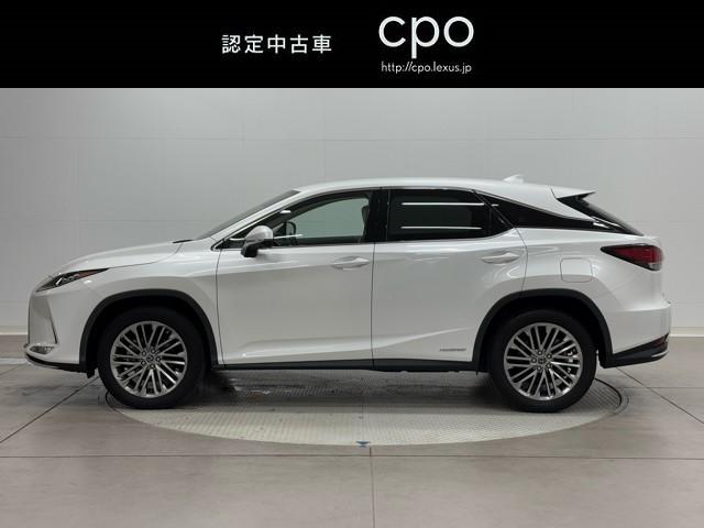 RX RX450h バージョンL リアカメラ ナビTV 地デジ 本革 メモリナビ 横滑り防止装置 盗難防止装置 記録簿 エアバッグ DVD再生機能 ABS LEDライト ミュージックプレイヤー接続可 アルミホイール ETC エアコン(5枚目)