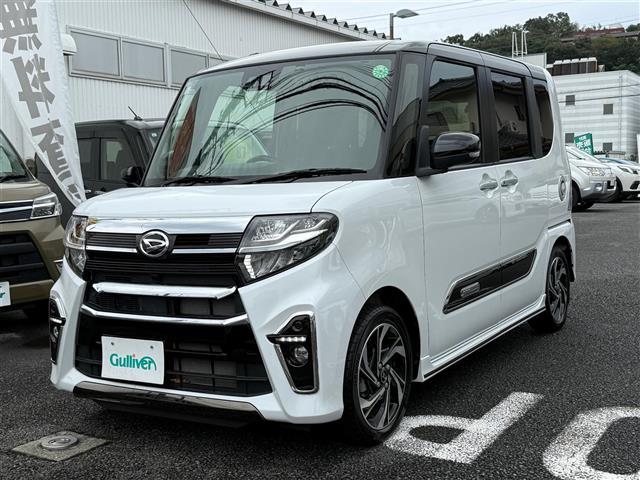 タント カスタムRSスタイルセレクション ターボ/衝突軽減ブレーキ/両側電動ドア/ハーフレザーシート/前席シートヒーター/SDナビ/フルセグTV/DVD再生可能/SD/Bluetooth/バックカメラ/ビルトインETC/前後ドライブレコーダー(3枚目)