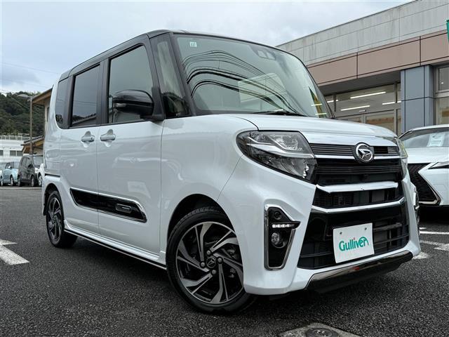 タント カスタムRSスタイルセレクション ターボ/衝突軽減ブレーキ/両側電動ドア/ハーフレザーシート/前席シートヒーター/SDナビ/フルセグTV/DVD再生可能/SD/Bluetooth/バックカメラ/ビルトインETC/前後ドライブレコーダー(4枚目)