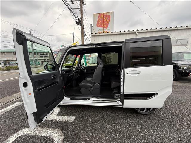 タント カスタムRSスタイルセレクション ターボ/衝突軽減ブレーキ/両側電動ドア/ハーフレザーシート/前席シートヒーター/SDナビ/フルセグTV/DVD再生可能/SD/Bluetooth/バックカメラ/ビルトインETC/前後ドライブレコーダー(9枚目)