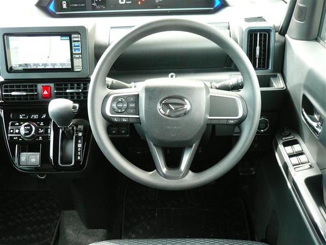 タント カスタムX 純正ナビ/両側電動ドア/ハーフレザーシート/フルセグTV/Bluetooth/DVD再生/HDMI/ipod/バックカメラ/ETC/スマートアシスト/衝突軽減ブレーキ/レーンキープアシスト(2枚目)
