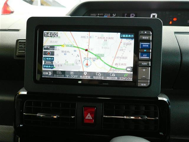 タント カスタムX 純正ナビ/両側電動ドア/ハーフレザーシート/フルセグTV/Bluetooth/DVD再生/HDMI/ipod/バックカメラ/ETC/スマートアシスト/衝突軽減ブレーキ/レーンキープアシスト(3枚目)