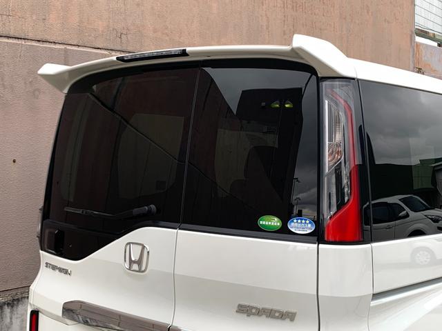 スパーダ ホンダセンシング 衝突軽減ブレーキ 路外逸脱抑制システム レーンキープアシストシステム 標識認識機能 社外ナビ バックカメラ 両側パワースライドドア ビルトインETC フルセグTV視聴可能 Bluetooth対応(56枚目)