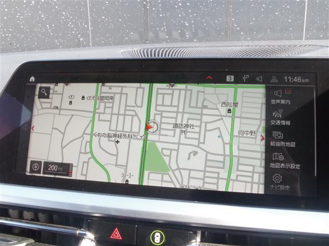 3シリーズ 320d xDrive Mスポーツ ハイラインPKG インテリジェントセーフティ LDW LCW ACC純正HDDナビ社外TVチュー ナー バックカメラ PDC 黒革シートパワーシート シートヒーター ヘッドアップD LEDライト(9枚目)