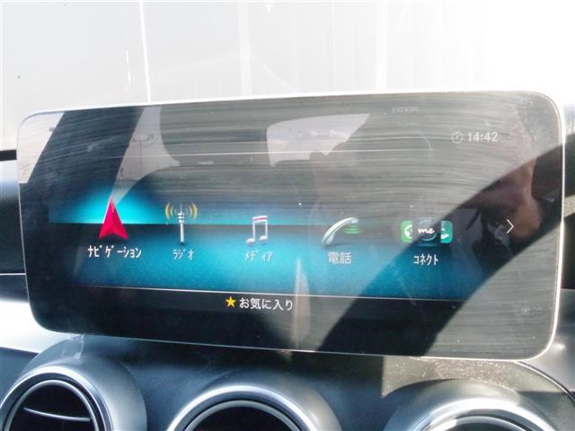 Cクラス C200 4マチックアバンギャルド AMGライン アクティブブレーキアシストレーンチェンジアシストブラインドスポットアテンションアシスト純正HDDナビフルセグTVバックカメラDSRC黒革シートパワーシートシートヒーターエアサスマルチビームLED(9枚目)