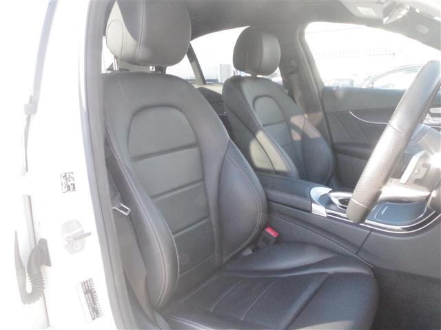 Cクラス C200 4マチックアバンギャルド AMGライン アクティブブレーキアシストレーンチェンジアシストブラインドスポットアテンションアシスト純正HDDナビフルセグTVバックカメラDSRC黒革シートパワーシートシートヒーターエアサスマルチビームLED(17枚目)