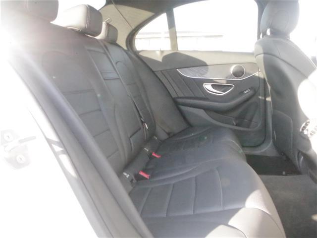 Cクラス C200 4マチックアバンギャルド AMGライン アクティブブレーキアシストレーンチェンジアシストブラインドスポットアテンションアシスト純正HDDナビフルセグTVバックカメラDSRC黒革シートパワーシートシートヒーターエアサスマルチビームLED(20枚目)