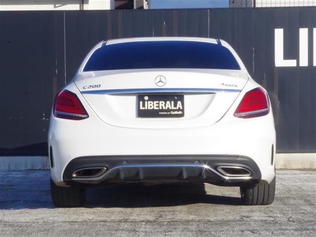 Cクラス C200 4マチックアバンギャルド AMGライン アクティブブレーキアシストレーンチェンジアシストブラインドスポットアテンションアシスト純正HDDナビフルセグTVバックカメラDSRC黒革シートパワーシートシートヒーターエアサスマルチビームLED(33枚目)