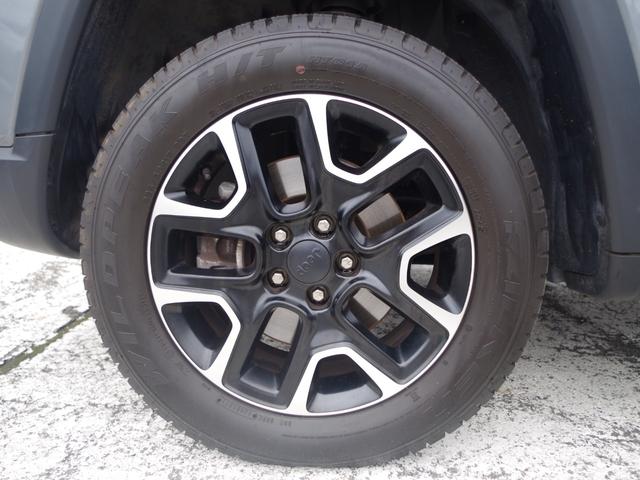 ジープ・コンパス トレイルホーク 純正メモリナビ 社外DVD DSRC ACC LKA BSM バックカメラ PDC 前後ドラレコ キセノンライト アクティブパークセンス(13枚目)