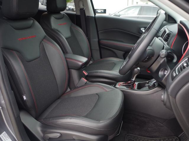 ジープ・コンパス トレイルホーク 純正メモリナビ 社外DVD DSRC ACC LKA BSM バックカメラ PDC 前後ドラレコ キセノンライト アクティブパークセンス(33枚目)