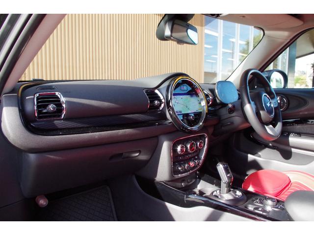 MINI クーパーD クラブマン レッドレザー調カバー アダプティブクルーズコントロール インテリジェントセーフティ ペッパーパッケージ パークディスタンコントロール コンフォートアクセス バックカメラ iDriveナビ ETC(22枚目)