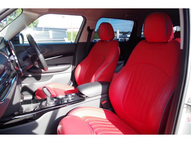 MINI クーパーD クラブマン レッドレザー調カバー アダプティブクルーズコントロール インテリジェントセーフティ ペッパーパッケージ パークディスタンコントロール コンフォートアクセス バックカメラ iDriveナビ ETC(23枚目)
