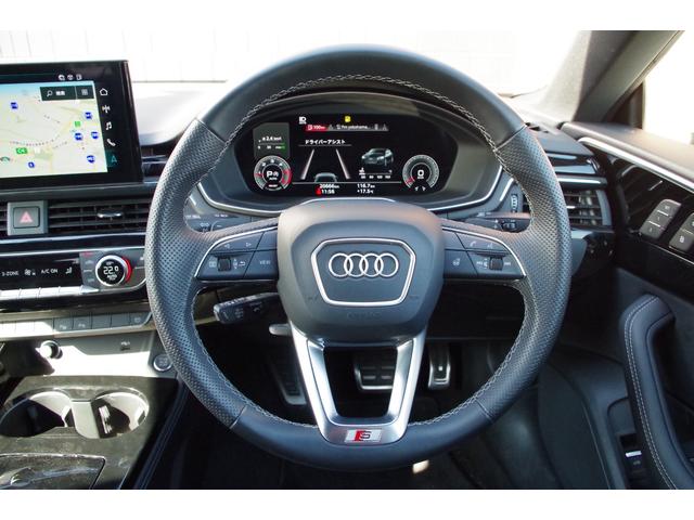 Ａ５スポーツバック ４０ＴＤＩクワトロ　Ｓライン　ブラックハーフレザ－　アダプティブクルーズＣ　全周囲Ｃ　パークセンサー　ブラインドスポットモニター　バーチャルコックピット　全席シートＨＩ　Ｂｌｕｅｔｏｏｔｈ　フルセグ　電動リア　ＥＴＣ　ドラレコ（5枚目）