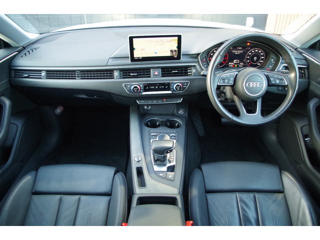Ａ５スポーツバック ４０ＴＦＳＩスポーツ　１オーナー　黒革シート　ＡＣＣ　ラグジュアリーＰＫＧ　アシスタンスＰＫＧ　マトリクスＬＥＤ　バーチャルコックピット　ＣａｒＰｌａｙ　ＢＳＭ　全周囲カメラ　純正ナビ　ドラレコ　ＥＴＣ　フルセグＴＶ（4枚目）