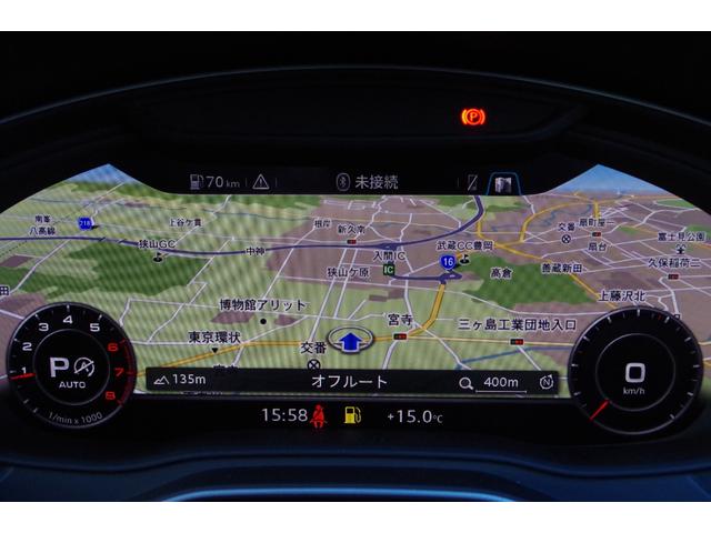 Ａ５スポーツバック ４０ＴＦＳＩスポーツ　１オーナー　黒革シート　ＡＣＣ　ラグジュアリーＰＫＧ　アシスタンスＰＫＧ　マトリクスＬＥＤ　バーチャルコックピット　ＣａｒＰｌａｙ　ＢＳＭ　全周囲カメラ　純正ナビ　ドラレコ　ＥＴＣ　フルセグＴＶ（10枚目）
