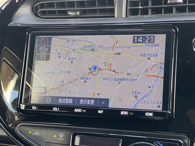 アクア G GRスポーツ・17インチパッケージ GR本革巻きステアリング GRボディーストライプ 純正SDナビ フルセグTV Bluetooth バックカメラ シートヒーター クルーズコントロール ETC Aライト Aハイビーム LKA(9枚目)