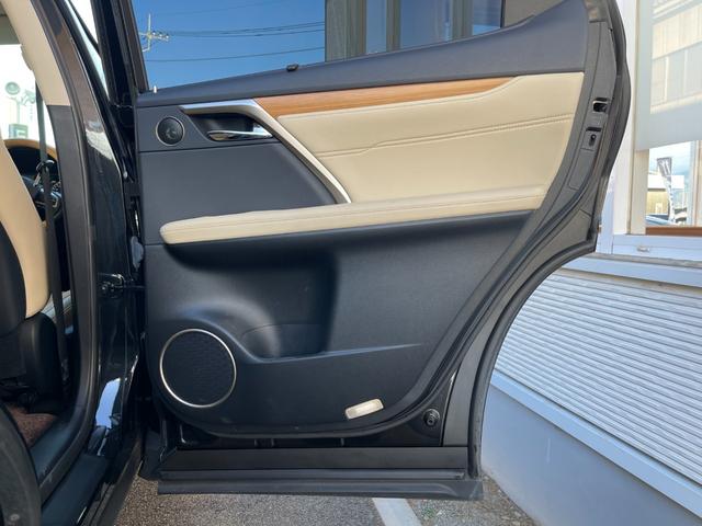 RX RX450hL 法人ワンオーナー  6人乗り  サンルーフ 全席シートH 前席ベンチレーション ステアリングH 純正メモリナビ フルセグTV BT USB ACC LKA BSM HUD ETC2.0  スペアキー(34枚目)